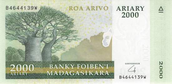 2000 Ariary 2009 p90b